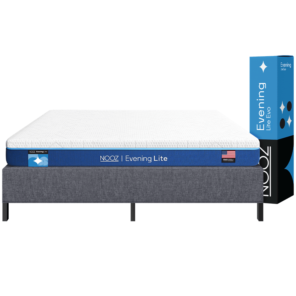ที่นอนเมมโมรี่โฟม 5 ฟุต NOOZ EVENING LITE EVO  มาพร้อมกับฐานเตียง 5 ฟุต NOOZ PIXEL BED FRAME (ไม่มีหัวเตียง)_0